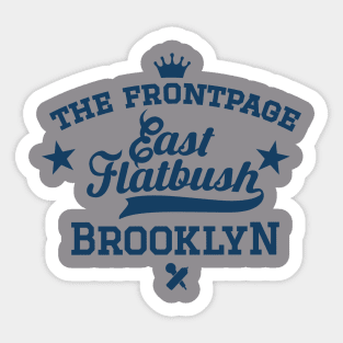 New York Brooklyn - East Flatbush Brooklyn Schriftzug - East Flatbush Logo Sticker